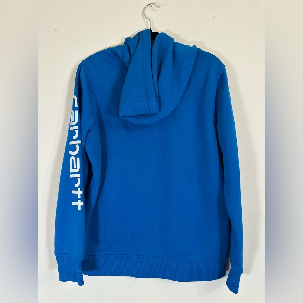 Carhartt Women's Vibrant Blue Hoodie - Picture 2 of 3